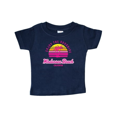 

Inktastic Summer Enjoy the Sunshine Windansea Beach California in Pink Gift Baby Boy or Baby Girl T-Shirt