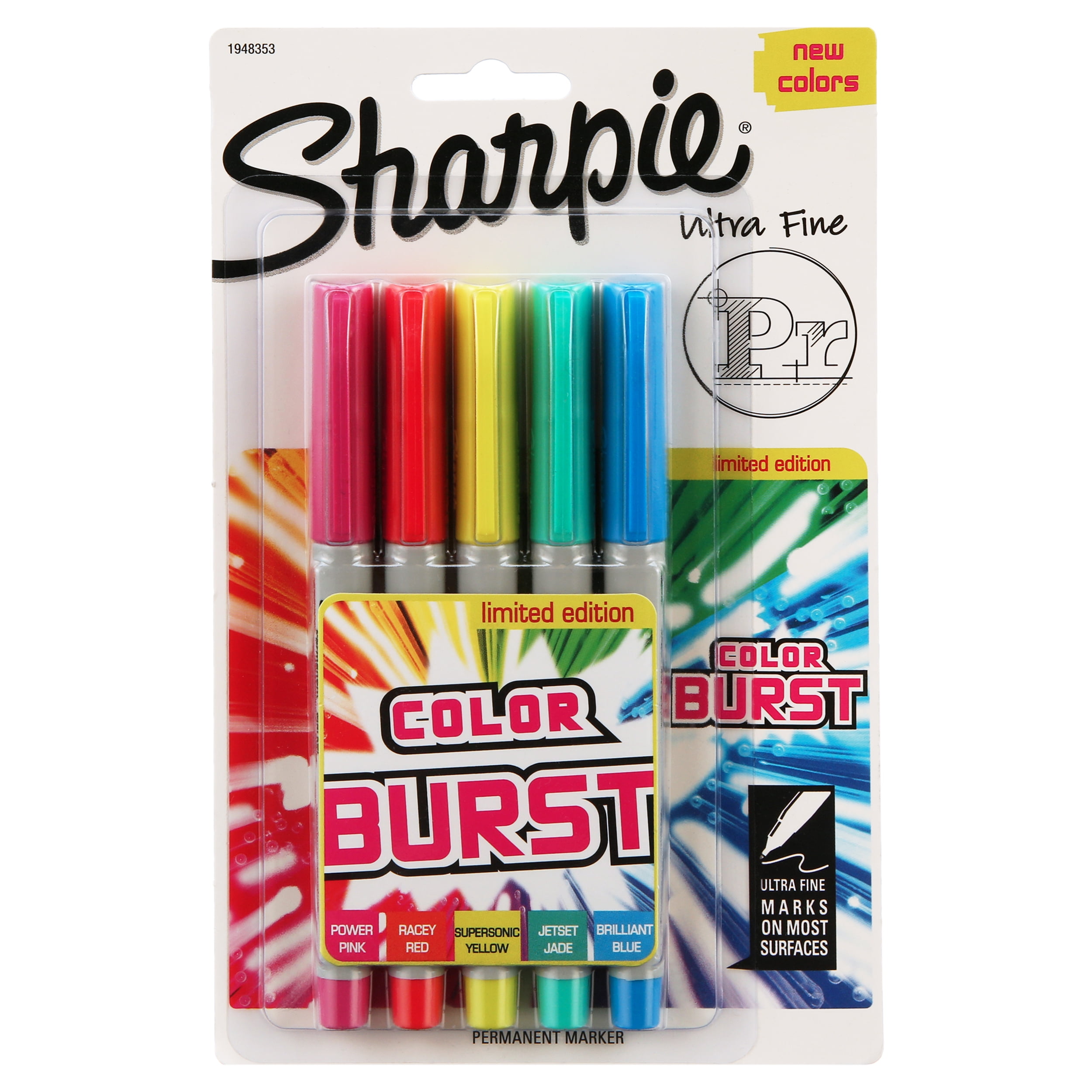 Sharpie Color Burst Ultra Fine Markers - Zerbee