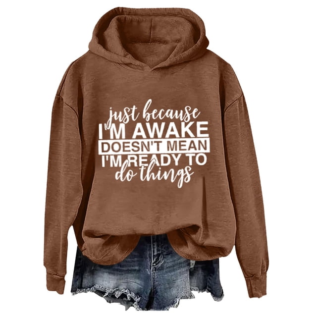 WZXFASHION Autumn Ladies Casual Comfortable Plus Velvet Fresh Sweet Color Matching Sweater Female Clearance half zip hoodie