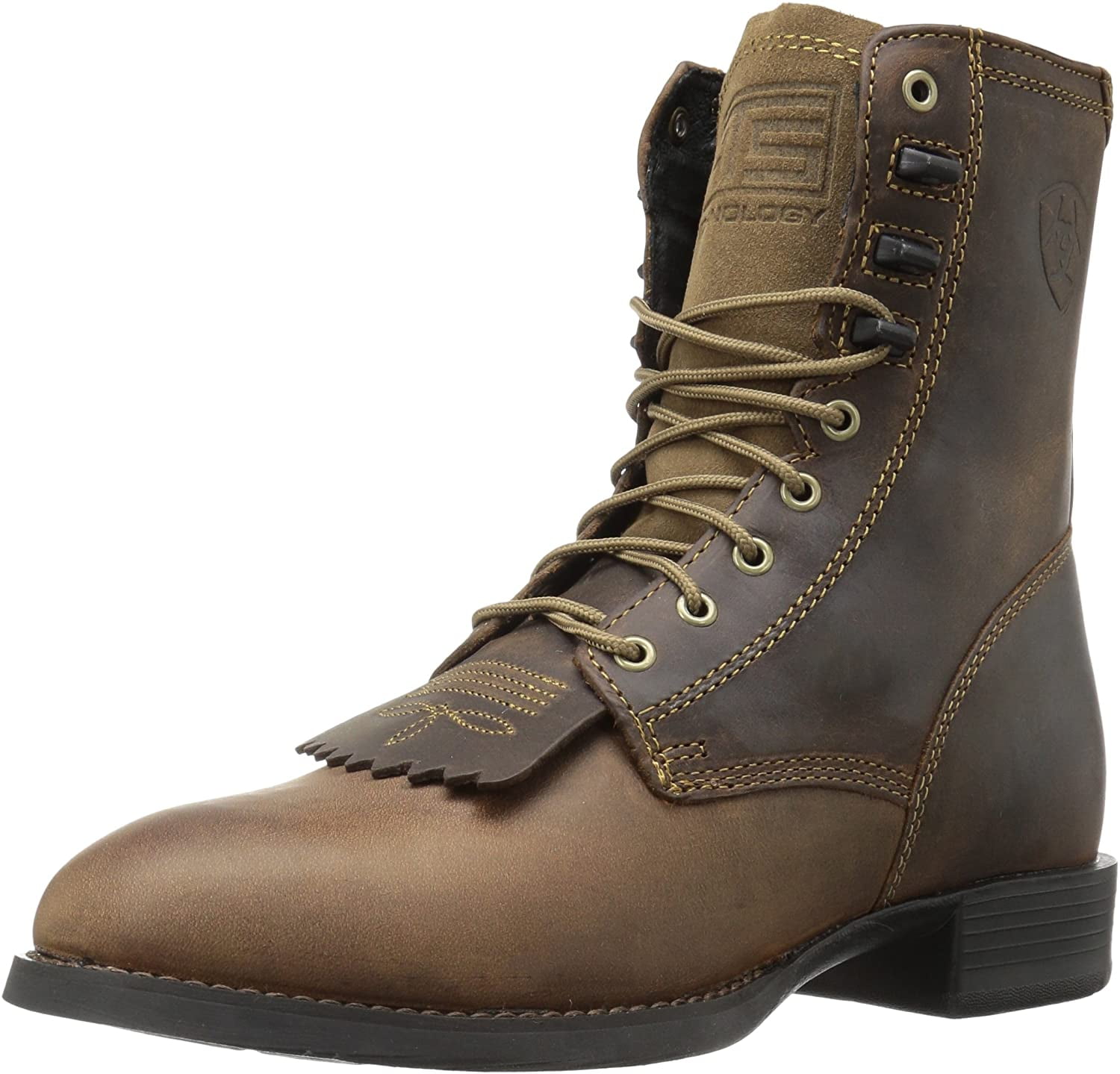 Ariat Men's Heritage Lacer Western Cowboy Boot, Distressed Brown, 7 D