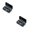 thumbnail image 3 of Tholdsy F9-9 Pantalla LED Smart Touch Auriculares inalámbricos Bluetooth 5.0 Auriculares estéreo deportivos a prueba de agua Negro 2piezas, 3 of 5