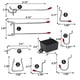 thumbnail image 3 of 114Pcs Metal Pegboard Hooks Organizador Surtido Kit Clavijas Cerraduras Aplicaciones Colgan Eccomum 114 piezas, 3 of 5