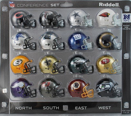 NFC 2” Mini NFL Helmets