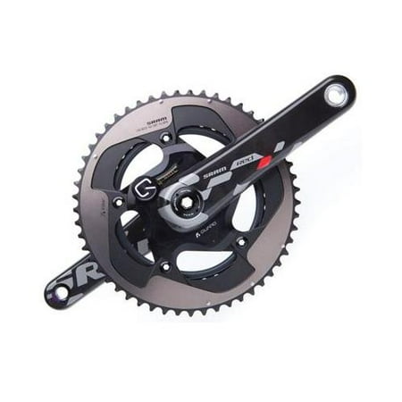 SRAM 2013 Red Quarq BB30 Power Meter Road Bicycle Crankset (Black two-tone - 175 x 53/39)