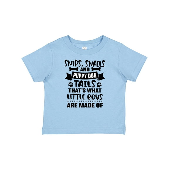 Inktastic Snips Snails and Puppy Dog Tails That's What Little Boys Boys Baby T-Shirt