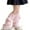 Pink, variant on FAWUUDO Winter Warm Leg Warmers for Girls Fall Knitted Legwarmers Cute Soft Socks Accessories