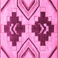 thumbnail image 1 of Ahgly Company Indoor Square Southwestern Pink Country Area Rugs, 7' Square, 1 of 4