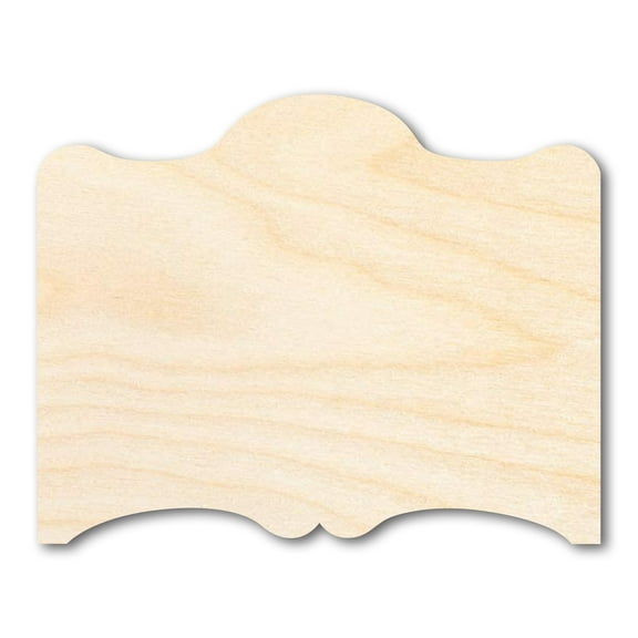 Unfinished Wood Sign Board Silhouette - Craft - up to 46" DIY 3" / 1/8"