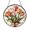 Acrylic 3.5 Inch, variant on Floral Tulip Bouquet Resin Suncatcher, Stained Glass Style Window Hanging Decor for Living Room Accent Gift