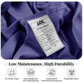 thumbnail image 2 of Lux Decor 2-Pack Queen Fitted Sheets Only - 16" Deep Pocket, Brushed Microfiber Bottom Sheets, 360° Elastic Fit, Wrinkle & Fade Resistant - Navy Blue, 2 of 9