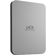 LaCie 2TB USB 3.2 Gen 1 Type-C Mobile Drive, Moon Silver
