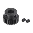 thumbnail image 1 of Unique Bargains 5mm Aperture 26T Mod 0.5 45# Steel Hardened Spur Diff Differential Motor Gear, 1 of 5