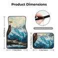 thumbnail image 5 of Pofeuu Iceberg Bald Eagle Print Car Foot Mat Set of 4 Pieces - All-Weather Full Set Floor Mats for Cars Trucks SUVs, 5 of 7