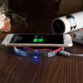 thumbnail image 3 of Mini Fantasy Transparent Disk Ultra Thin Qi Wireless Charging Pad Charger Plate For Samsung S6 Promotion, 3 of 5