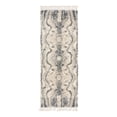 thumbnail image 3 of Unique Loom Hygge Shag Collection Area Rug - Valley (2' 2" x 6' 1" Runner Gray/Beige), 3 of 7