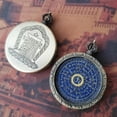 thumbnail image 4 of Tibetan Six Characters Mantra Mandala Pendant Double Sided Thangka Necklace Spiritual Amulet Jewelry 1pc, 4 of 4
