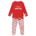 thumbnail image 3 of Renewold Happy Christmas Boys Girls Pajama Pants Bottoms Set of 2 Snowflake Personalized Relaxed Home Life Outfits Loungewear Softness Red Athletic Clothing Size 13-14, 3 of 5