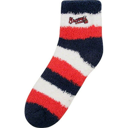 MLB - Atlanta Braves Women's Pro Stripe Sleep Soft Socks