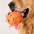 thumbnail image 7 of AuroraX Dog Toys for Small Dogs Balls Soft Dog Toy for Fetch Interactive Durable Squeaky Colorful Dog Toys for Outdoor Play Orange National Dog Day International Cat Day, 7 of 7