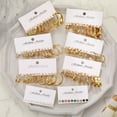 thumbnail image 5 of Set de pendientes Faxhion Gold Hoop, 46 pares, para mujer, con perla, 5 of 5