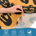 thumbnail image 4 of Coolnut Halloween Pumpkin Valance Curtains for Kitchen or Bathroom, 54x18in Valances Window Treatment Rod Pocket Drape Light Filtering Living Room Bedroom Decor, 4 of 6
