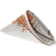 thumbnail image 2 of GZHJMY Stylish Autumn Trees Leaves with Bicycle Cloth Napkins, Set of 6 20 x 20 Inch Soft & Comfortable Polyester Dinner Napkin for Family, Restaurant, Weddings, Parties, 2 of 5