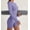 Blue-Purple, variant on Women Workout Sets 2 Pieces Long Sleeve Yoga Outfits Gym Clothes Seamless Ribbed Crop Top High Waist Leggings Grey S