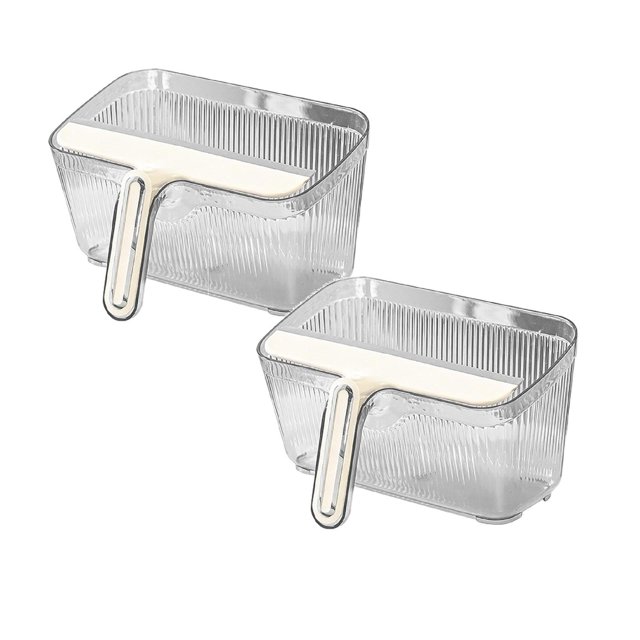 Oleegame 2PC Desk Trash | Multi Functional Waste Kitchen Trash | Garbage With Rubber Suitable For Small Trash On Kitchen Counters Dining Tables And Countertops Black