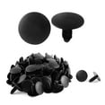 thumbnail image 4 of Unique Bargains 100 Pcs Black Plastic Rivet Trim Fastener Retainer Clips 8mm x 25mm x 22mm, 4 of 4
