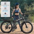 thumbnail image 6 of HiyViy Electric Bike for Adults, 26*4.0 Fat Tire Electric Mountain bicycle,Peak 2250W Motor 48V 15Ah 7-Speed Ebike UL2849, 6 of 8