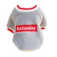 thumbnail image 2 of Abrigo de invierno cálido Zulema para perro suave Gray-S Material vellón, 2 of 8