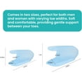 thumbnail image 6 of 12-Pack Gel Toe Separators - Bunion Pads – Toe Spacers for Overlapping Toes Straightening for Men and Women (4L+8S, Transparent Blue), 6 of 7