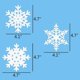 thumbnail image 3 of ZHAOCHENG 12 guirnaldas de copos de nieve para fiestas de invierno, decoraciones de cumpleaños en el país de las maravillas, serpentinas de copos de nieve navideños para colgar, 3 of 5