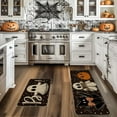 thumbnail image 6 of 2Pcs Halloween Carpet Set Style A Home Decoration Kitchen Carpet Floor Polyester Carpet, Cloth Multi-color, 6 of 8