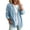 01-Sky Blue, variant on Denim Jacket for Women Lightweight Button Front Stretch Relaxed Fit Casual Long Sleeve Cardigan Coat