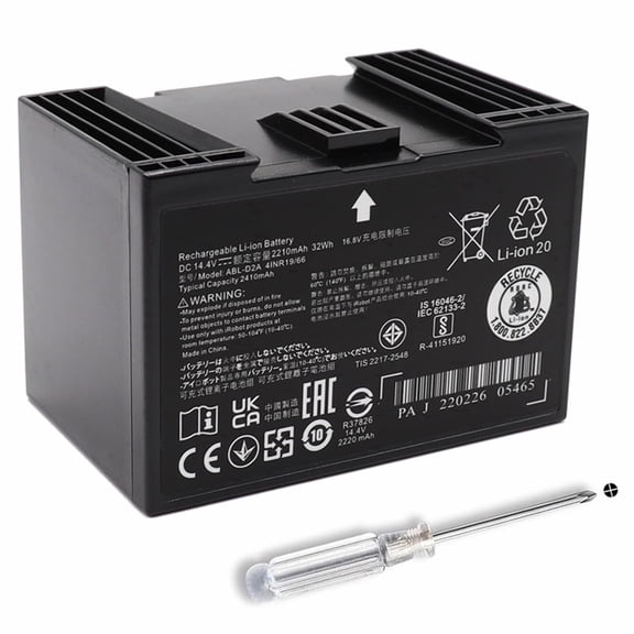 2410mAh Battery ABL-D2 For iRobot Roomba  i1 i2 i3 i4 i5 i7 i8 J5 J7 J8  e5 e6 4624864 ABL-D2A Robot Vacuum