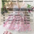 thumbnail image 4 of Coerni Toddler Girls Butterfly Dress Adjustable Spaghetti Straps Princess Sundress Applique Tulle Dresses Sleeveless Ball Gown, 4 of 9