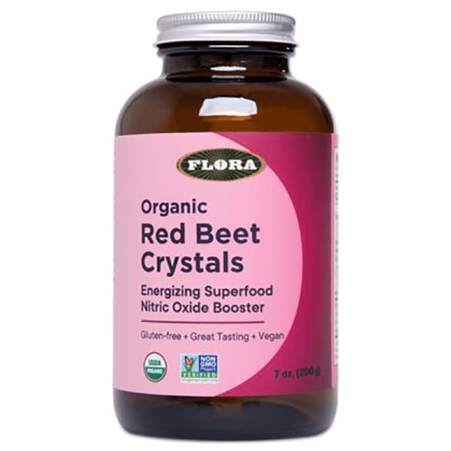 Flora Organic Red Beet Crystals 7 oz Crystals.