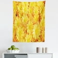 thumbnail image 1 of Yellow Flower Tapestry, Lively Daisies Fresh Bouquets with Natural Seasonal Bedding Plant Petals, Fabric Wall Hanging Decor for Bedroom Living Room Dorm, 5 Sizes, Marigold Yellow, by Ambesonne, 1 of 1