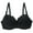 Black, variant on Women's Cotton Full-Coverage T-Shirt Bra, Perfect Plus Size Stretch Push-Up Bra, Convertible Bras for Women with Adjustable Shoulder Straps Up to 50% Off Fashion