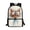 Cartoon Cat Orange Ears, variant on Durable Fabric 17 Inch Daypack for Travel School, Large Capacity Side Pockets Adjustable Shoulder Straps Backpack, Husky Pattern