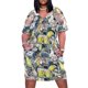 thumbnail image 1 of Vestido suelto con bolsillo estilo cómico de loros vestidos africanos para mujer vestidos de manga larga, 1 of 7