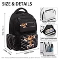 thumbnail image 7 of Pzuqiu Polka Dot Giraffe Schoolbag for Girls 17 Inch Lightweight Breathable Kids Backpacks 10-12 Years Old Laptop Daypack Portable School Bookbags with Adjustable Shoulder Strap, 7 of 7
