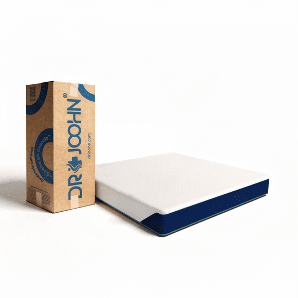 Colchón en Caja Matrimonial Zen Confort DR JOOHN 20cm, Memory Gel Semi Firme para Todas las Edades.