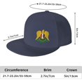 thumbnail image 6 of Coat of Arms of Syria Hat Fashion Trucker Hat Flat Brim Baseball Caps, 6 of 9