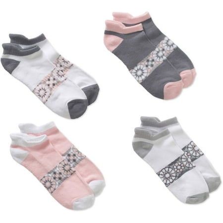 Mosaic Inspiration 4pk 1/2 Terry No Show