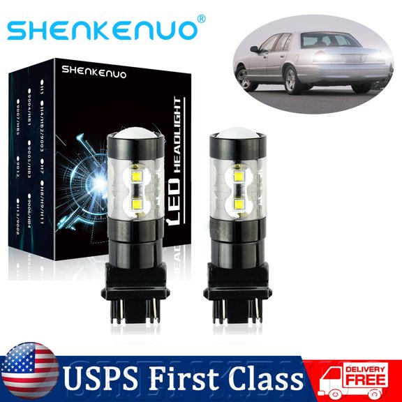 3156 3157 LED Backup Reverse Light Bulbs 6000K For FORD Crown Victoria 1998-2011