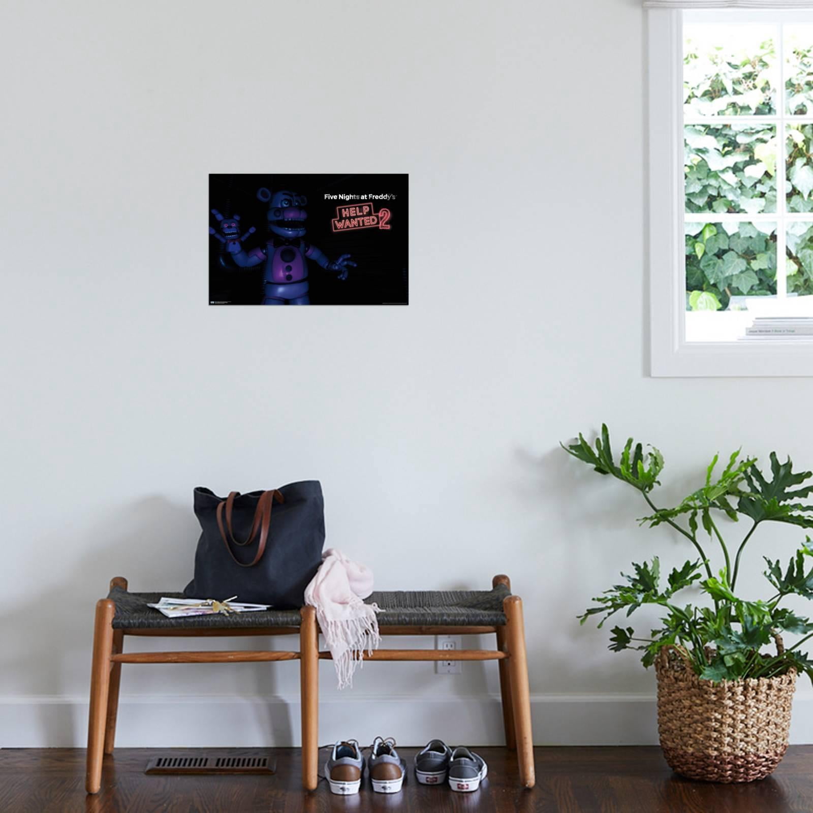 Five Nights at Freddy's: Help Wanted 2 - Funtime Freddy Canvas Wall Poster, 14.725" x 22.375"