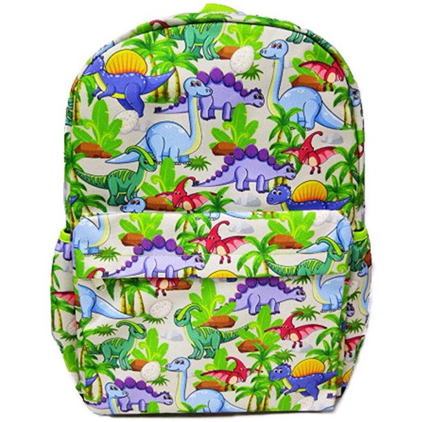 Dinosaurs 16 inch All Over Print Deluxe Backpack With Laptop