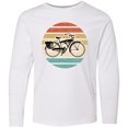 thumbnail image 3 of Inktastic Cycling Vintage Bicycle for Cyclist Long Sleeve Youth T-Shirt, 3 of 5